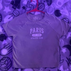 Hollister green croptop